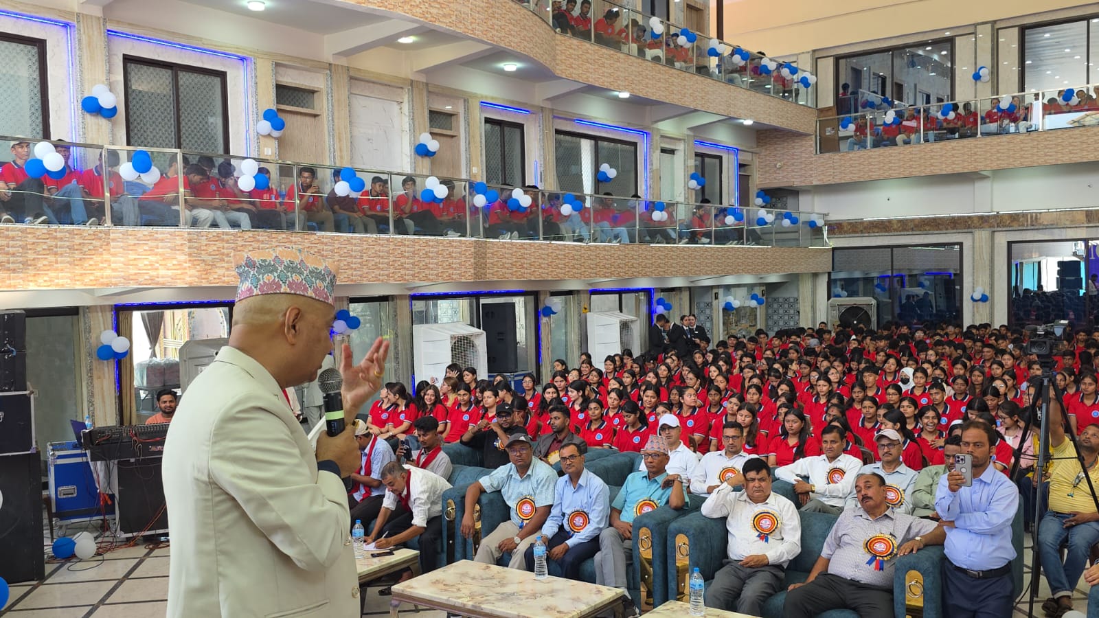 <span class='c1'>शिक्षादिप कलेजमा भर्ना भएका नयाँ</span> <span class='c2'>विद्यार्थीहरुलाई कलेज अनुशासन सम्बन्धी अभिमुखिकरण</span>
