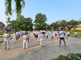 <span class='c1'>विद्यार्थीहरूलाई नि:शुल्क कपडा र कराते तालिम सुरु;</span> <span class='c2'>उत्कृष्ट खेलाडीलाई राष्ट्रिय खेलमा सहभागी गराइने</span>