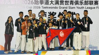 <span class='c1'>तेक्वान्दोमा ४ स्वर्णसहित</span> <span class='c2'>१५ पदक</span>