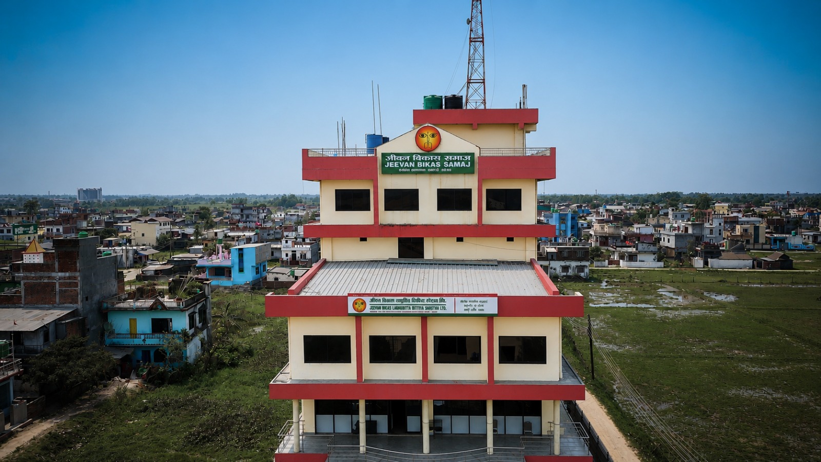 <span class='c1'>बाढी प्रभावितको राहतका लागि जीवन विकास</span> <span class='c2'>लघुवित्तद्वारा २५ लाख५ हजार सहयोग</span>