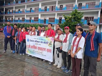 <span class='c1'>जिल्ला भलिबल संघ मोरङको ९औँ</span> <span class='c2'>वार्षिक साधारण सभा सम्पन्न</span>