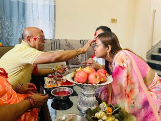 <span class='c1'>टीकाको दोस्रो दिनः मान्यजनबाट</span> <span class='c2'>आशीर्वाद लिने क्रम जारी</span>